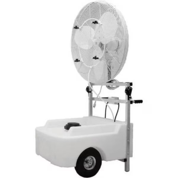 J&D Manufacturing 30in Portable Oscillating Misting Fan, 7090 CFM, J & D Mfg, Mfr#: VPC30-POWOSC